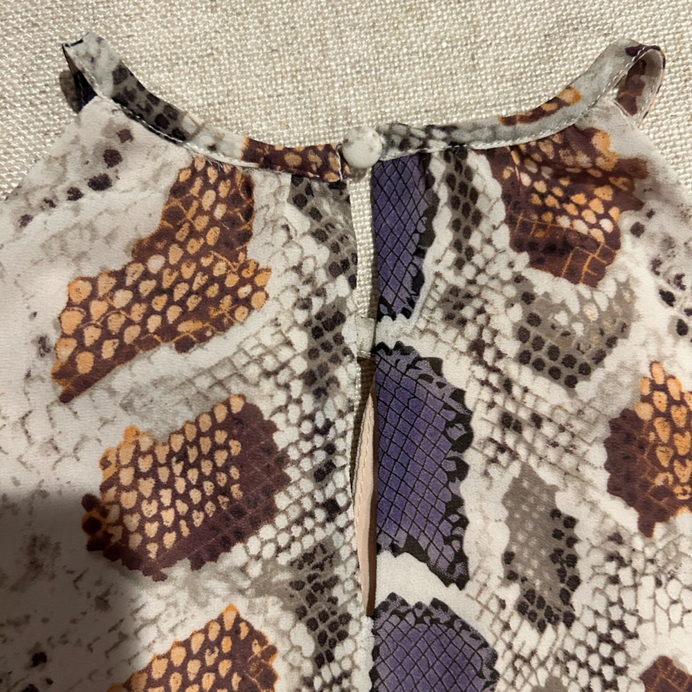 ‼️CLEARANCE‼️ TCEC Snakeskin print dress - Picture 7 of 8